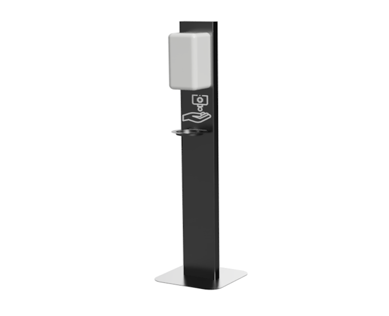 TOTEM CON DISPENSADOR DE GEL “SIN CONTACTO”